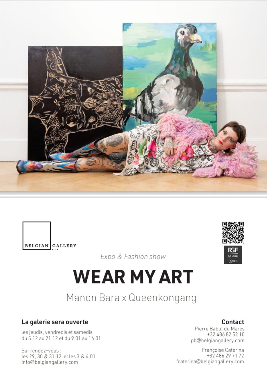 Belgian Gallery card Wear My Art
